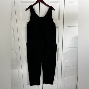 Elizabeth Suzann Clyde Jumpsuit in Cotton Canvas, Small tall